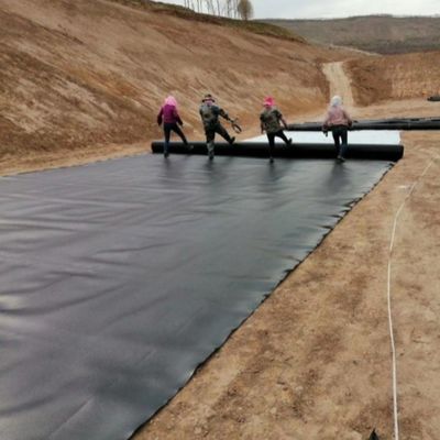 Кения Ферма Земля плотины облицовка сделана легкой с 500 микрон HDPE пруда плотины облицовка установка