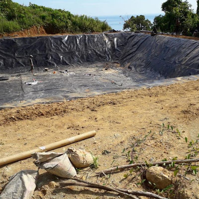 Проектные решения 1.5 мм HDPE Geomembrane Liner для очистки отходов плотин