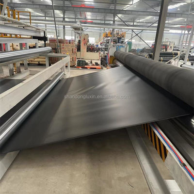 Двойная гладкая поверхность 0,5 мм HDPE черный геомембранный подкладка для рыбоводства креветок выращивания свалки