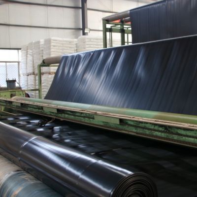 0.3mm 0.5mm HDPE Geomembrane Рыбный пруд для наружного аквакультуры приложений