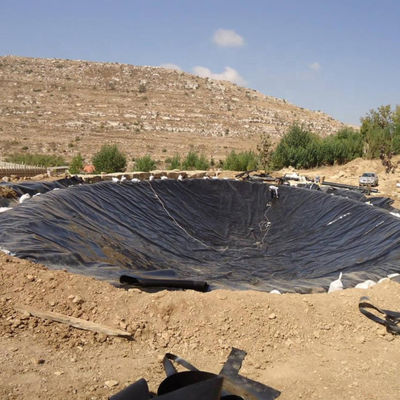 Ультрафиолетовый HDPE водонепроницаемая геомембрана толщина 1 мм для плотины плотины на квадратный метр