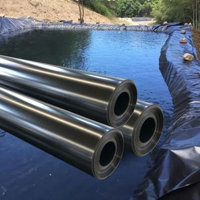 1 мм 2 мм HDPE гладкая геомембрана рыбный пруд линнер высокая плотность полиэтилена EVA прямой