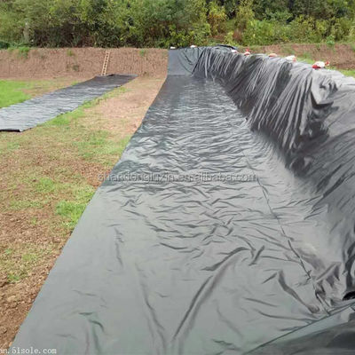 ASTM GRI-GM13 Предварительно изготовленная геомембрана HDPE для рыбных прудов 1 мм для искусственного озера