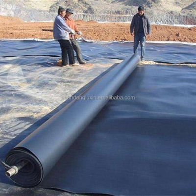 ASTM GRI-GM13 Предварительно изготовленная геомембрана HDPE для рыбных прудов 1 мм для искусственного озера