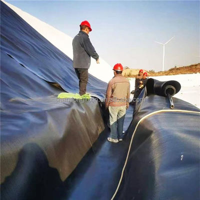 2 мм геомембрана HDPE гладкий рыбный пруд линейки для противопожарной воды на свалках