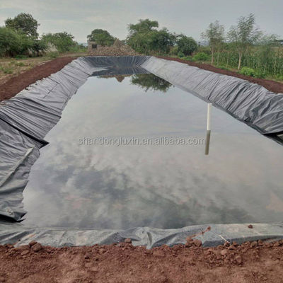 Водонепроницаемая HDPE рыбная водоемка 30 миллилитров 60 миллилитров Черная геомембрана для резервуаров для хранения воды