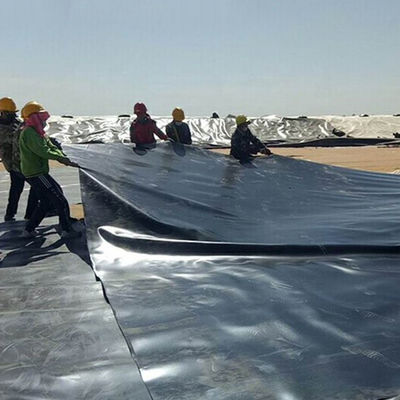 Ширина 1-8 м Двойная гладкая черная HDPE водоема для рыб креветок бассейн для рыбоводства