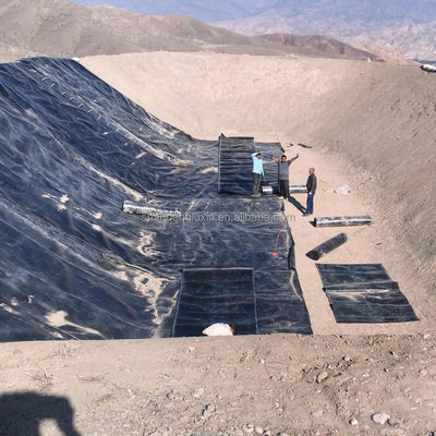 50-100 м длина белый HDPE плотина лайнер геомембрана для аквакультуры рыбной фермы 1 мм толщина