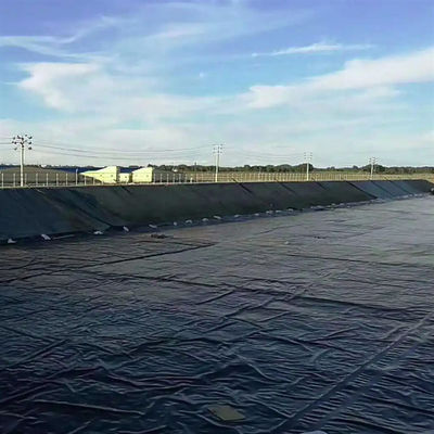 HDPE гладкая геомембрана для аквакультуры Рыбная прудовая подкладка в 0,3 мм 0,5 мм 0,8 мм толщины