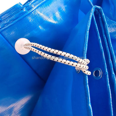 Blue PE Tarpaulin для дождестойной влагостойкой и солнечной ткани