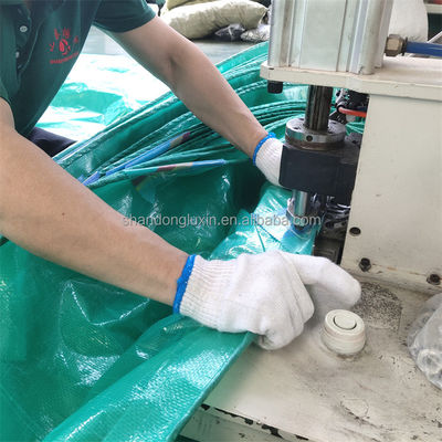 Водонепроницаемое наружное пластиковое покрытие HDPE ткань Синяя полипластина для наружного сельского хозяйства