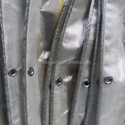 500D Stripe Style Double Blue/White/Black/Red PE Tarpaulin Cover Tarp для всех целей
